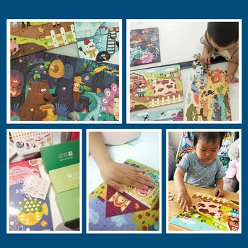 Mideer Garoto Jigsaw Montessori Quebra-Cabeça Educativo Avançada De Grande Peça De Quebra-Cabeça De Educação Infantil Criança Bebê Brinquedos Desenvolvimento Do Cérebro