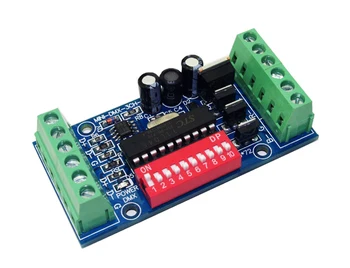 Mini 3CH dmx Controlador LED,RGB dmx512,decodificador de canal 3 1 grupo,para o DIODO emissor de luz de tira,módulo,DC5V-24 MINI-DMX-3CH-V1