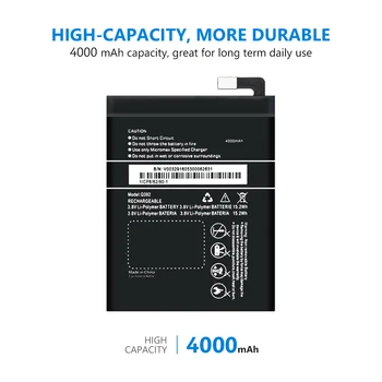Alta Qualidade 4000mAh 3.8 V Bateria Para o Micromax Q392 de Substituição de Alta Qualidade Real capacidade Interna de Telefone, Bateria Livre de Ferramentas