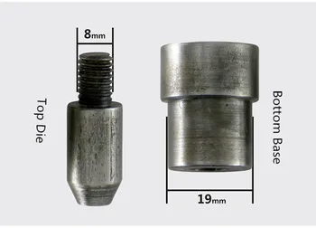 Frete grátis Orifício da Ferramenta de Ajuste de Luva de Morrer Conjunto Universal de Mão de Imprensa Máquina de 4mm - 20mm