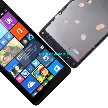 Testado Para Nokia Lumia 535 Tela LCD Touch screen Digitalizador Assembly Com Moldura N535 RM-1090 Display LCD Para 2S Versão