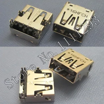 10pcs/lot 2.0 conector USB Conector do Socket para Dell Inspiron 15R N5110 Vostro 3550 Lenovo S400 S405 S410 S415 USB2.0 Porto