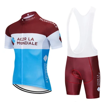 2020 EQUIPE AG2R Cycling Bicicleta de Vestuário jersey Moto Shorts vestir Terno Mens Ropa Ciclismo Bicicleta tops de verão pro andar de Bicicleta Camisolas