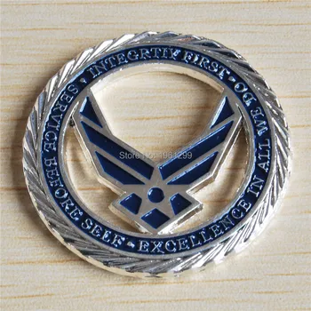 Valores fundamentais - Força Aérea dos EUA Desafio de Moeda,3pcs/monte frete Grátis