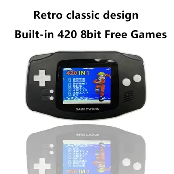 O mais novo Jogo de Mini Console Portátil de 3 polegadas, ecrã a cores retro de jogos Portátil, Leitor de Menino de 8 Bits Construído-em 420 jogos grátis