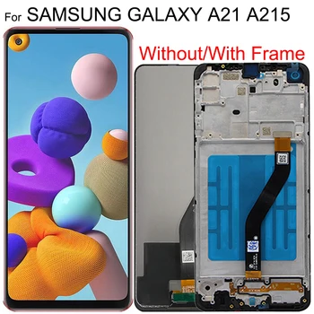 Novo Para Samsung Galaxy A21 Lcd A215 SM-A215U Tela LCD Touch screen Digitador conjunto de Vidro Para samsung A21 lcd