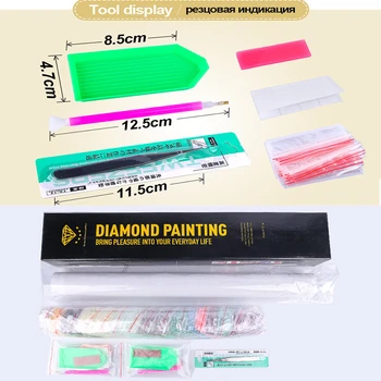Meian Animal completo a praça do diamante 5D DIY Diamante arte 3D Diamond pintura Kit de ponto cruz de diamante mosaico de fotos de decoração de casa