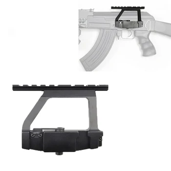 AK 74M AK74U Tático Picatinny Lado do Trilho de Montagem Âmbito Desanexar Ferroviário de Base para 20mm Weaver Âmbito