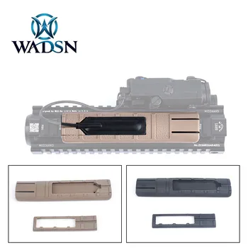 WADSN 5sets/muito Tático TD Batalha Ferroviário Tampa com Bolso para Lanterna PEQ Mudar de Caça Desperdício Ferroviário Painel de Acessórios para armas