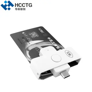 Novo Companheiro de Bolso II Inteligente de Contacto IC Chip de Memória USB Tipo-C Leitor de Cartão ACR39U-NF
