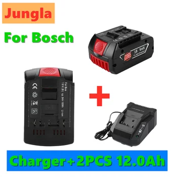 2020 18V 18000mAh Recarregável Para Bosch Bateria 18V Backup18.0Ah Portátil Substituição BAT609 luz Indicadora+3A Carregador de Bateria