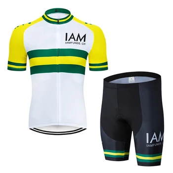 Novo 2020 IAM ao ar livre da equipe de Ciclismo de Camisolas Terno de Verão e Respirável, seca Rápido, Ciclismo Sportswear Bicicleta de Ciclismo Roupas Terno