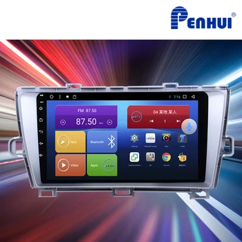 DVD do carro Para Toyota Prius （2009-2013）auto-Rádio Multimédia Player de Vídeo de Navegação GPS Android9 Duplo Din