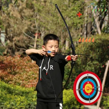 Scout Crianças Arco Flecha Jogo Takedown Arqueiro de Arco de Brinquedo com 24