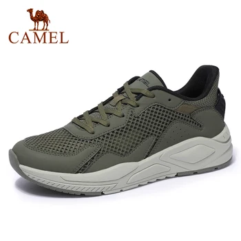 CAMELO Casual Alta Quarlity Respirável Macio Esporte de Homens, de Sapatos de Tênis Running Leve e Confortável de Jogging, Andar Calçado