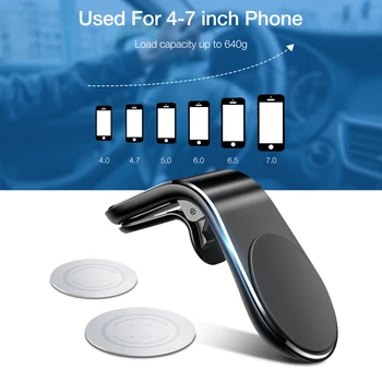 Carro Universal Magnético Titular do Telefone Para o iPhone, Samsung, Huawei Ar de Ventilação Inteligente Suporte do Telefone Para Xiaomi Oneplus de GPS do Carro do Suporte