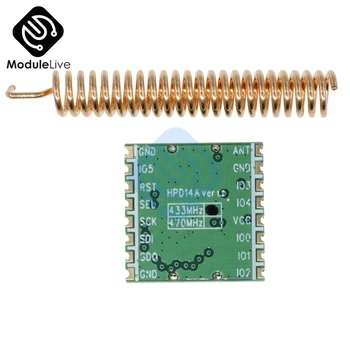 SX1278 de Longa Distância sem Fio RF Módulo SPI 433 433 mhz LoRa Sensor de Temperatura do Módulo Para o Arduino DRF1278F