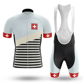 2020 Novas Nacional Suíço bandeira Vermelha Bicicleta Terno de Verão Moto Uniforme Moto de Mountain Bike de Corrida de Moto Sportswear ciclismo jersey