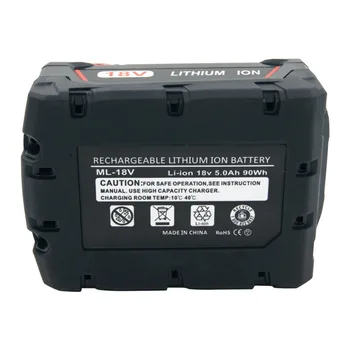 18V 5000mAh substituição do Li-íon bateria recarregável para Milwaukee M18 Ferramentas de Poder Broca 48-11-1850 48-11-1840 48-11-1822 Li18