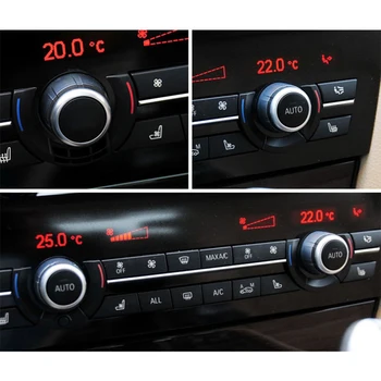 Para a BMW F07 F10 F025 Condicionador de Ar, A/C de Rotação Clima Botão de Controlo Botão Com a AUTO Palavras 61319393931