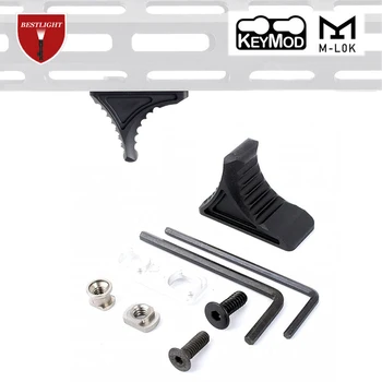 Keymod M-LOK Handstop Kit Angeled Foregrip Acessórios com Trilho de Guia Tático Desperdício de AR15 Acessórios para armas