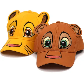 Novo Amado por crianças de Leão, Rei de animação para crianças chapéu de desenhos animados de meninos e meninas de boné de beisebol outono versátil crianças pac