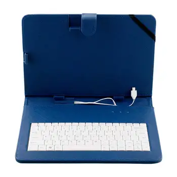 10.1 Polegadas USB Keybaord Caso Universal, Protetor de Couro Tablet Tampa à Prova de riscos de Desgaste-resistente
