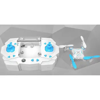 Mini Dobrável Quadcopter UAV Aeronave de Controle Remoto Modelo de Aeronave