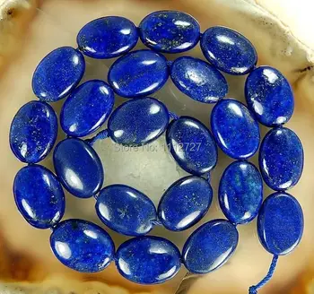 AA 13x18mm Natural Egípcio Azul Lápis-Lazúli Oval solta Esferas de DIY Fazer a Jóia de Design de Pedra Natural de 15