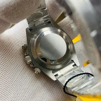 Moda relógio de Mostrador Branco AAA Relógio de Marca de Homens do Dia-Tona Automática U1 Fábrica de Safira Glassall Sub-Dial Funciona