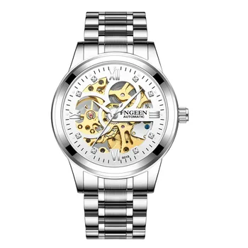 Relógio Masculino 2021 Homens Novos Relógios De Marca Top De Luxo Aço Inoxidável Relógio Mecânico Dos Homens Automática Impermeável Reloj Hombre
