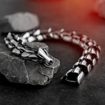 Yage de aço Inoxidável Viking dragão de mens pulseiras de 2019, como presente para os homens