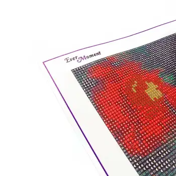 DIY diamante pintura quadrado bordado de diamante flores morangos padrão de imagem de strass decoração de casa ASF395