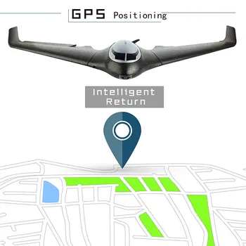 RC Asa de Aeronave Drone Com Câmera HD GPS Drone Posicionamento de Motor Brushless Dron Helicóptero FPV Drone Quadcopter Voando 40min