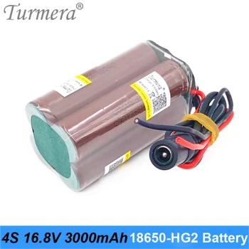 4S 16. 8V 14,4 V 3000mAh Reachargeable Bateria de Lítio INR18650-HG2 3000mAh 30A Bateria de Célula com o 4S 30A BMS para a chave de Fenda