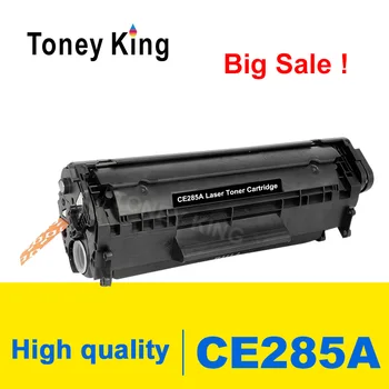 Toney Rei Cartucho de Toner CE285A CE285 285 85a 285a Compatível para impressoras HP LaserJet P1102 P1102W P1100 P1102 Impressora Com Chip