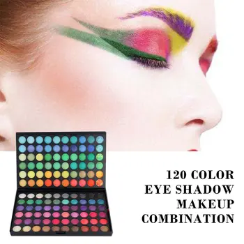 De 120 Cores De Sombra De Olho Maquiagem Combinação Disco De Sombra De Olho Performance No Palco Estúdio De Sombra De Olho Maquiagem Ferramentas