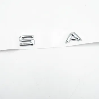 1PCS 3D Fonte das Letras Emblema Para PASSAT 2019 Carro Estilo de Montagem do Tronco Médio Adesivo Emblema Adesivo Cromado para VW