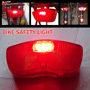 Alerta de segurança luz de bicicleta RearTaillight no Traseiro suporte para Quadro de LED Vermelho a Noite de moto ciclo de luzes de led Acessórios de Moto