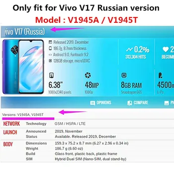 TFT Vivo V17 Neo Display LCD+Touch Digitalizador de Tela de Montagem de peças de substituição para a vivo V17 Rússia versão V 17 V17 Neo LCD