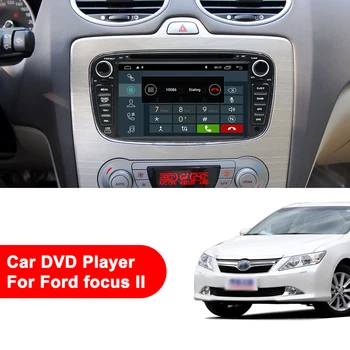 Eunavi 2 Din Android De 10 Rádio do Carro dvd para Ford focus 2 Mondeo S-MAX C-MAX, Galaxy Trânsito Tourneo estéreo GPS de Navegação DSP WIFI