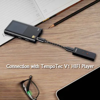 Amplificadores Amplificador de fones de ouvido,TempoTec Sonata HD PRO Android/PC), USB Tipo C 3,5 mm Placa de DAC de Áudio Portátil para Fora,Aparelhagem hi-fi de Decodificação