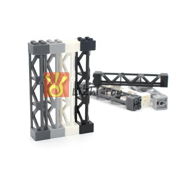 MOC blocos de Apoio 2x2x10 Viga Triangular Vertical DIY Iluminar BlockBricks Compatível com Todas as Marcas de Partículas de Brinquedo, Acessório
