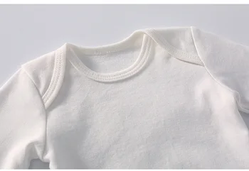 Algodão bebê recém-nascido roupas de Bebê cor sólida manga longa bebê menino menina de romper BR-1902