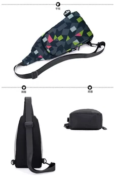 Fortnite Viagem Mens Luminoso de Carregamento USB Cintura Pacotes de Sling Bag para Adultos e Crianças Crossbody de Desporto ao ar livre Messenger Sacos de Ombro