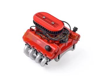 Simulação V8 capô do motor do ventilador do radiador F76 do motor do radiador de carro RC 1/10