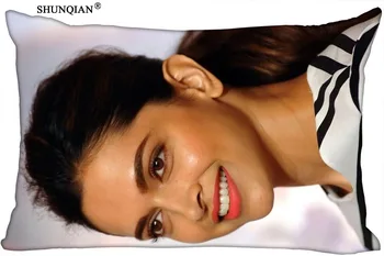 Personalizado Deepika Padukone Retângulo Fronha de Travesseiro com zíper Caso Personalizados capa de Almofada Cobre (Dois Lados) 1pcs personalizado