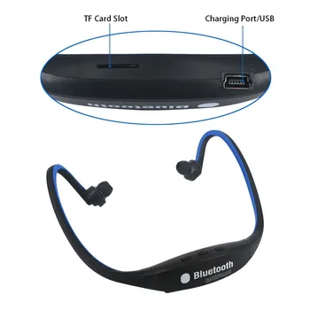 Kebidu Quente de Esportes Fone de ouvido Bluetooth S9 sem Fio Handfree Auriculares Bluetooth Fones de ouvido MICROFONE Para iphone Huawei XiaoMi