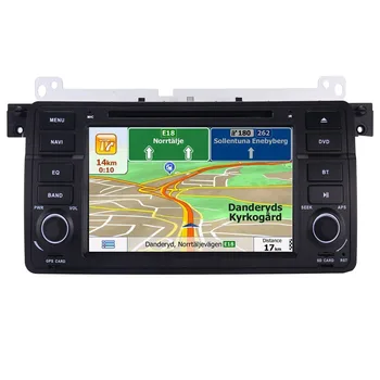 1Din Android de 10 carros de Navegação GPS Para BMW E46 M3 Rover 75 Coupé 318/320/325/330/335 auto-Rádio, Leitor de DVD Multimídia auto Estéreo
