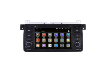 1Din Android de 10 carros de Navegação GPS Para BMW E46 M3 Rover 75 Coupé 318/320/325/330/335 auto-Rádio, Leitor de DVD Multimídia auto Estéreo